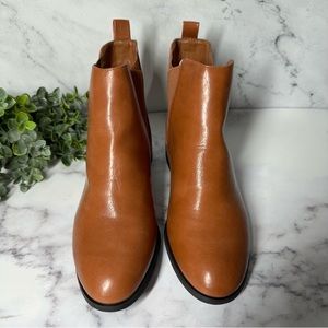 Matt & Nat Vegan Leather Cognac Ankle Boots